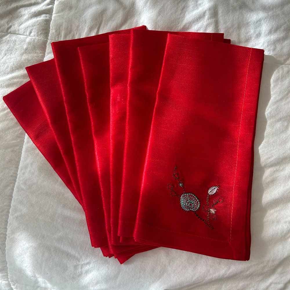 Lenox Chirp Napkins. Set of 7